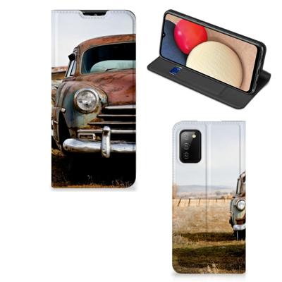 Samsung Galaxy M02s | A02s Stand Case Vintage Auto