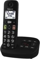 Panasonic KX-TGU130EXB Telefoon Single Dect Senioren Telefoon met Grote toetsen