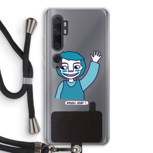 Zwaai: Xiaomi Mi Note 10 Pro Transparant Hoesje met koord