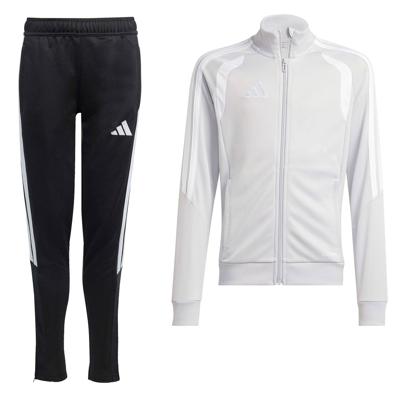 adidas Tiro 26 League Trainingspak Full-Zip Kids Grijs Zwart