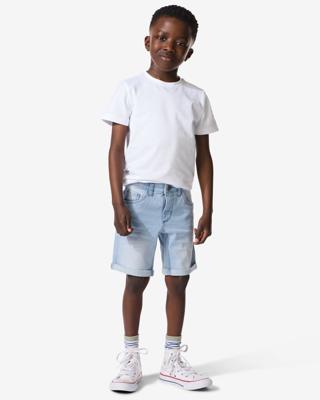 HEMA Kindershort jogdenim lichtblauw (lichtblauw)