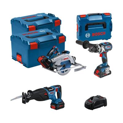Bosch Professional Bosch Professional Accu combiset 3-delig 18V 1x 4.0 2x 5.5Ah in L-Boxx - 0615990N38
