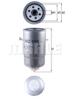 Brandstoffilter MAHLE, Diameter (mm)81mm, u.a. für Piaggio, Alfa Romeo, Fiat, Lancia, Peugeot, Citroën, LDV, LTI - thumbnail