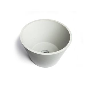 Opzet Wastafel Urbi et Orbi Circum Beton 38x26 cm Donker Grijs