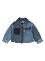 Emporio Armani Kids veste à design patchwork - Bleu