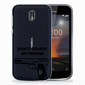 Nokia 1 Silicone-hoesje Pistol DTMP