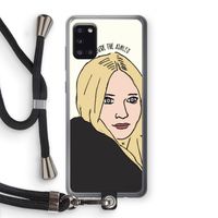 Ashley: Samsung Galaxy A31 Transparant Hoesje met koord