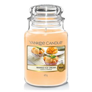 Yankee Candle Mango Ice Cream kaars Overige Crème, Vanille Oranje 1 stuk(s)