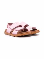 Camper Kids sandales Brutus en cuir à attache scratch - Rose