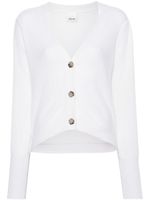 Allude long-sleeve cashmere cardigan - Tons neutres