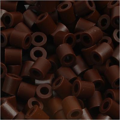 NABBI Foto kralen, afm 5x5 mm, gatgrootte 2,5 mm, medium, bruin (3), 6000 stuk/ 1 doos