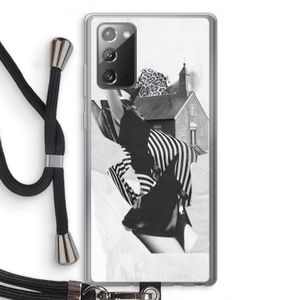 House: Samsung Galaxy Note 20 / Note 20 5G Transparant Hoesje met koord