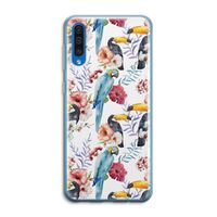 Bloemen tukan: Samsung Galaxy A50 Transparant Hoesje