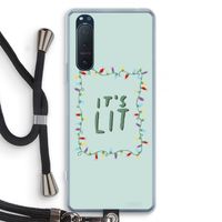 It's Lit: Sony Xperia 5 II Transparant Hoesje met koord
