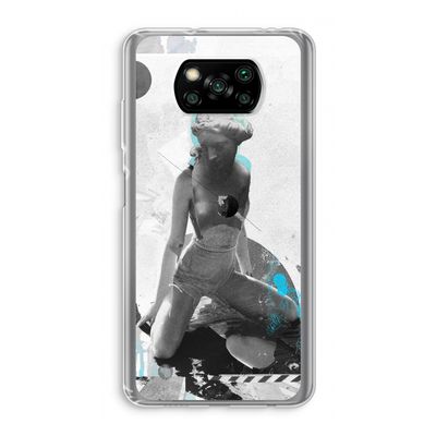 I will not feel a thing: Xiaomi Poco X3 Pro Transparant Hoesje