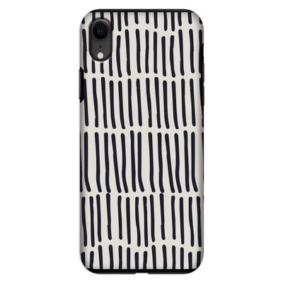 Moroccan stripes: iPhone XR Tough Case