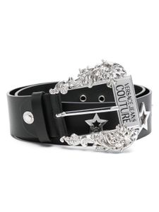 Versace Jeans Couture ceinture Star Couture en cuir - Noir