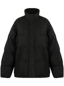 Balenciaga veste matelassée à fermeture zippée - Noir