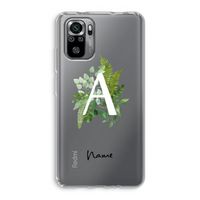 Green Brush: Xiaomi Redmi Note 10S Transparant Hoesje