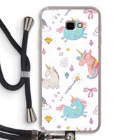 Fantasiewereld: Samsung Galaxy J4 Plus Transparant Hoesje met koord