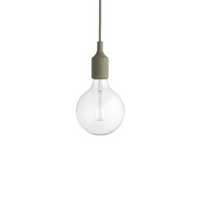 Muuto E27 Hanglamp LED - Olijfgroen - thumbnail