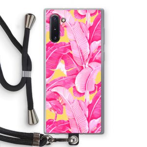 Pink Banana: Samsung Galaxy Note 10 Transparant Hoesje met koord