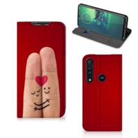 Motorola G8 Plus Hippe | Standcase | Liefde - Origineel Romantisch Cadeau