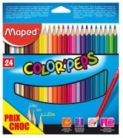 Maped kleurpotlood Color'Peps 20 kleurpotloden + 4 fluo - thumbnail