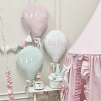 Dolly Ballon Decoratie Oh Girl (31x45 cm)-Grijs