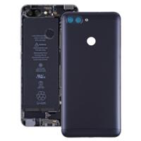 Achterste schutblad met cameralens & Zijtoetsen voor Asus Zenfone Max Plus (M1) / ZB570TL(Black)