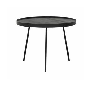 DTP Home Salontafel Saturnus Teakhout - Zwart - Rond