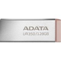 ADATA ur350 128 gb usb-stick (nikkel/bruin, usb-a 3.2 gen 1 (5 gbit/s))