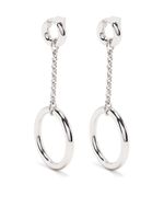 Monarc boucles d'oreilles pendantes Anita - Argent - thumbnail