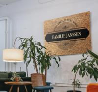 Gepersonaliseerde familienamen canvas schilderij