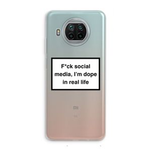 I'm dope: Xiaomi Mi 10T Lite 5G Transparant Hoesje