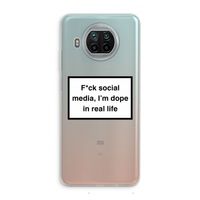 I'm dope: Xiaomi Mi 10T Lite 5G Transparant Hoesje
