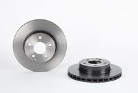 Remschijf COATED DISC LINE BREMBO, Remschijftype: Binnen geventileerd, u.a. für Mercedes-Benz