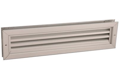 Deurventilatierooster alu geanodiseerd 470x121mm