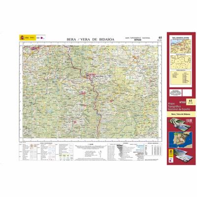 Topografische kaart 65 MT50 Bera/Vera de Bidasoa | CNIG - Instituto Geográfico Nacional1