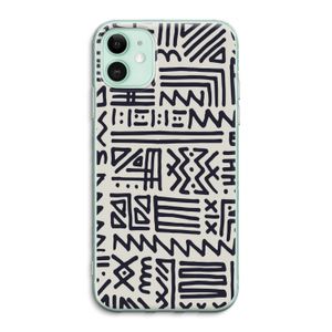 Marrakech print: iPhone 11 Transparant Hoesje