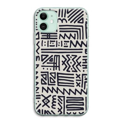 Marrakech print: iPhone 11 Transparant Hoesje