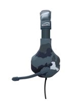 SpeedLink RAIDOR Over Ear headset Gamen Kabel Stereo Camouflage wit Afstandsbediening, Volumeregeling, Microfoon uitschakelbaar (mute) - thumbnail