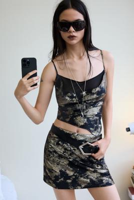 Gedrapeerd top T-shirt - BLACK - XS Gedrapeerd top T-shirt - BLACK - XS