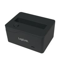 LogiLink QP0025 basisstation voor opslagstations USB 3.2 Gen 1 (3.1 Gen 1) Type micro-B Zwart - thumbnail