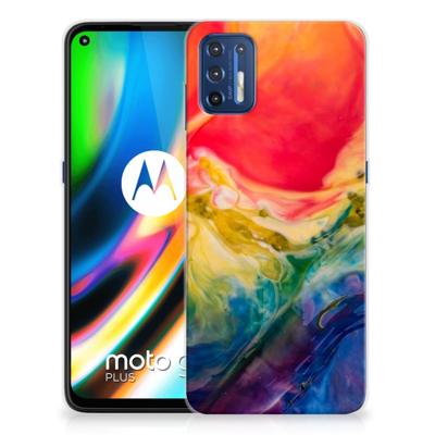 Smartphone hoesje Motorola Moto G9 Plus Watercolor Dark Smartphone hoesje Motorola Moto G9 Plus Watercolor Dark