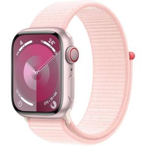 Apple Watch 9 GPS 41mm rosé alu lichtroze sportband