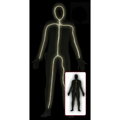 Stokpoppetje/stickman kostuum - Glow in the dark - voor volwassenen