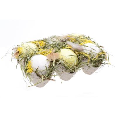 Cosy & Trendy Paaseieren - 6x - in karton - 6 cm - paasdecoratie - paasversiering - pasen Cosy & Trendy Paaseieren - 6x - in karton - 6 cm - paasdecoratie - paasversiering - pasen