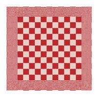 DDDDD keukendoek Barbecue - 50x55cm - Rood geruit - 6 stuks - thumbnail