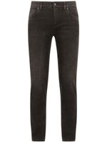 Dolce & Gabbana jean skinny à patch logo - Noir